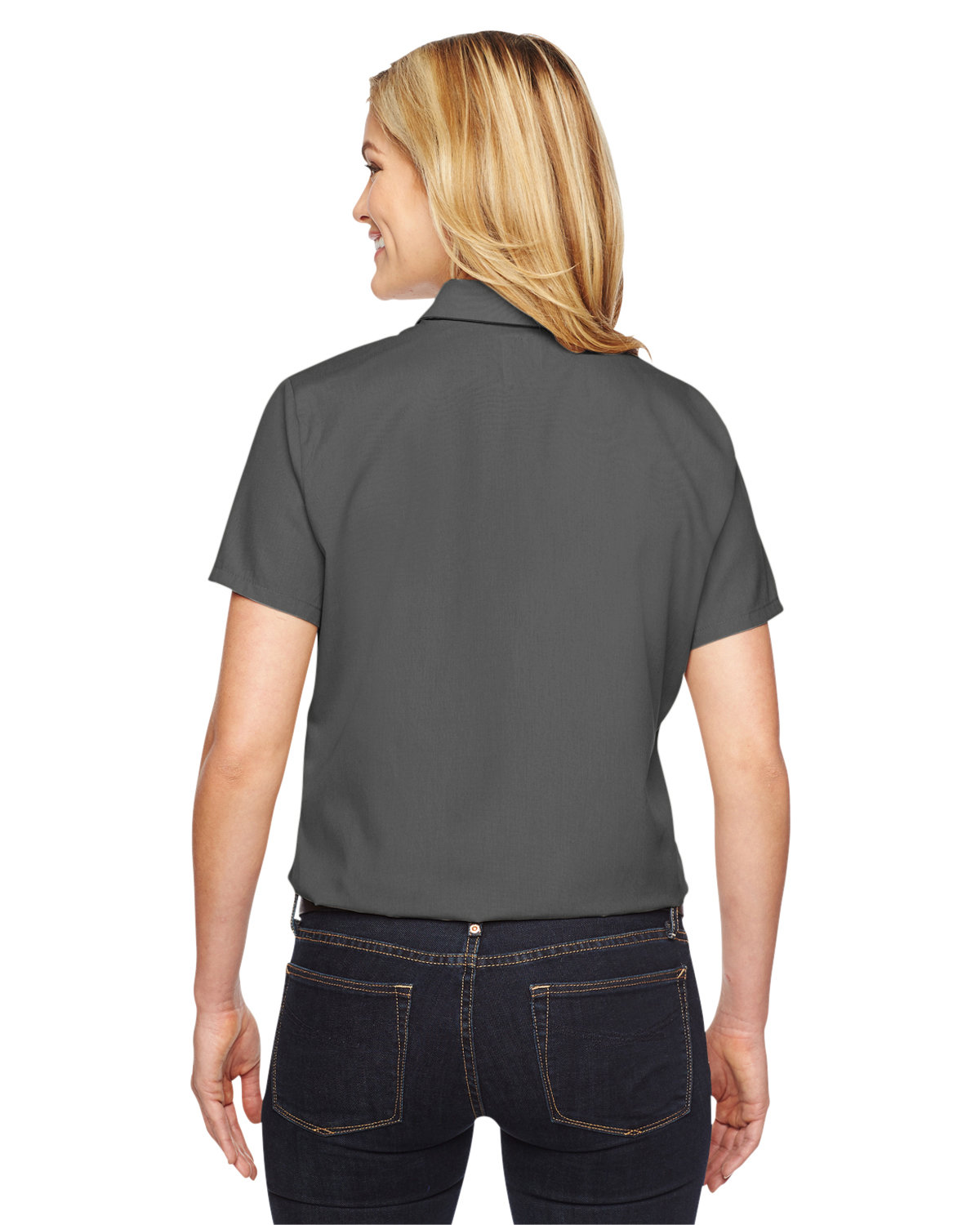 FS5350 Dickies Ladies Industrial Shirt - Back Image