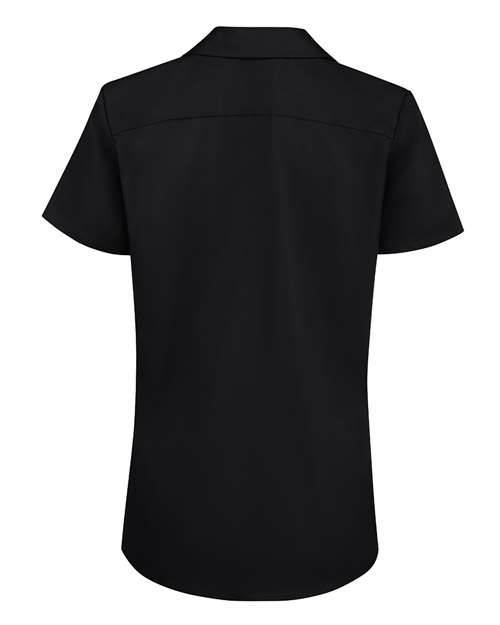 FS57 Dickies Womens Short Sleeve Work Shirt - Back Image