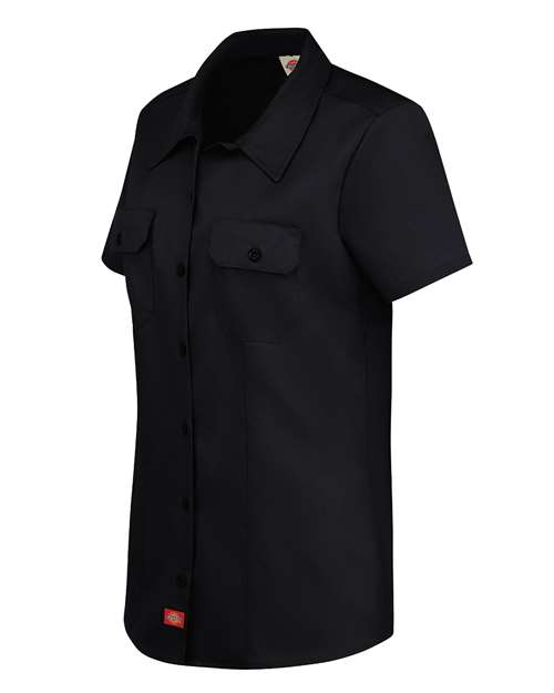 FS57 Dickies Womens Short Sleeve Work Shirt - Siide Image