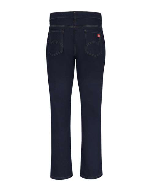 FW20 Dickies Womens Industrial 31" Inseam 5-Pocket Flex Jeans - Back Image