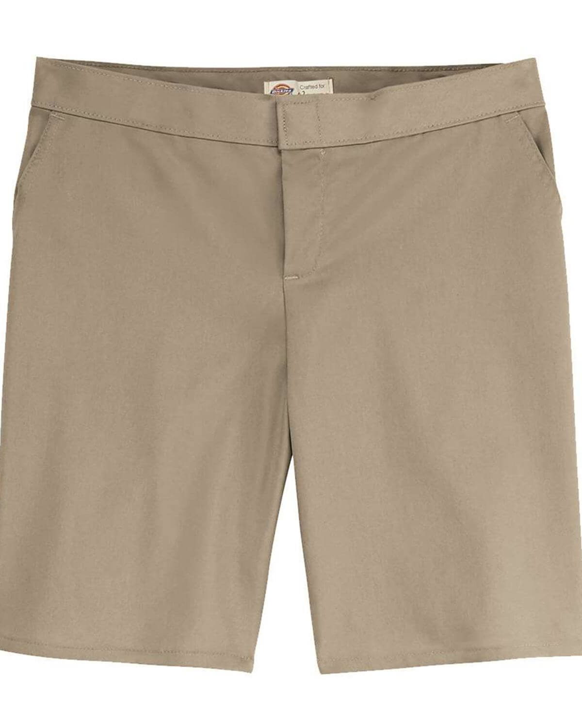 FW22 Dickies Womens Flat Front Shorts - Plus FW22 Dickies Womens Flat Front Shorts - Plus