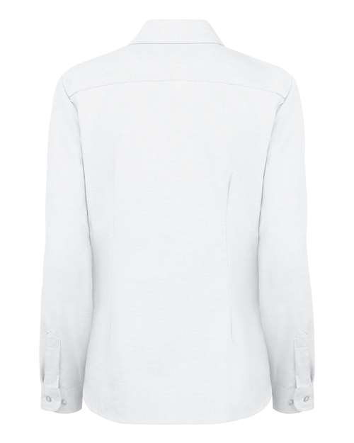 L254 Dickies Womens Oxford Long Sleeve Shirt - Back Image