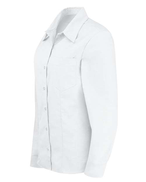 L254 Dickies Womens Oxford Long Sleeve Shirt - Siide Image