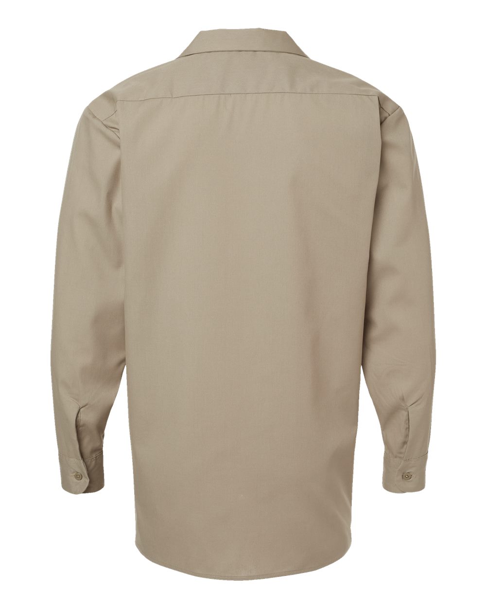L535L Dickies Industrial Long Sleeve Work Shirt - Long Sizes - Back Image