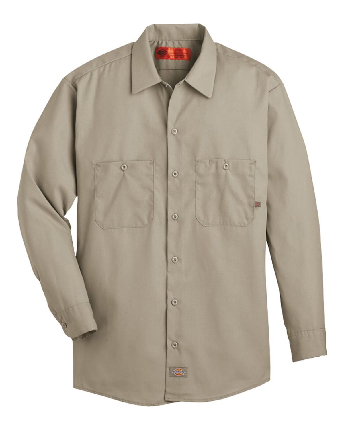 L535L Dickies Industrial Long Sleeve Work Shirt - Long Sizes L535L Dickies Industrial Long Sleeve Work Shirt - Long Sizes