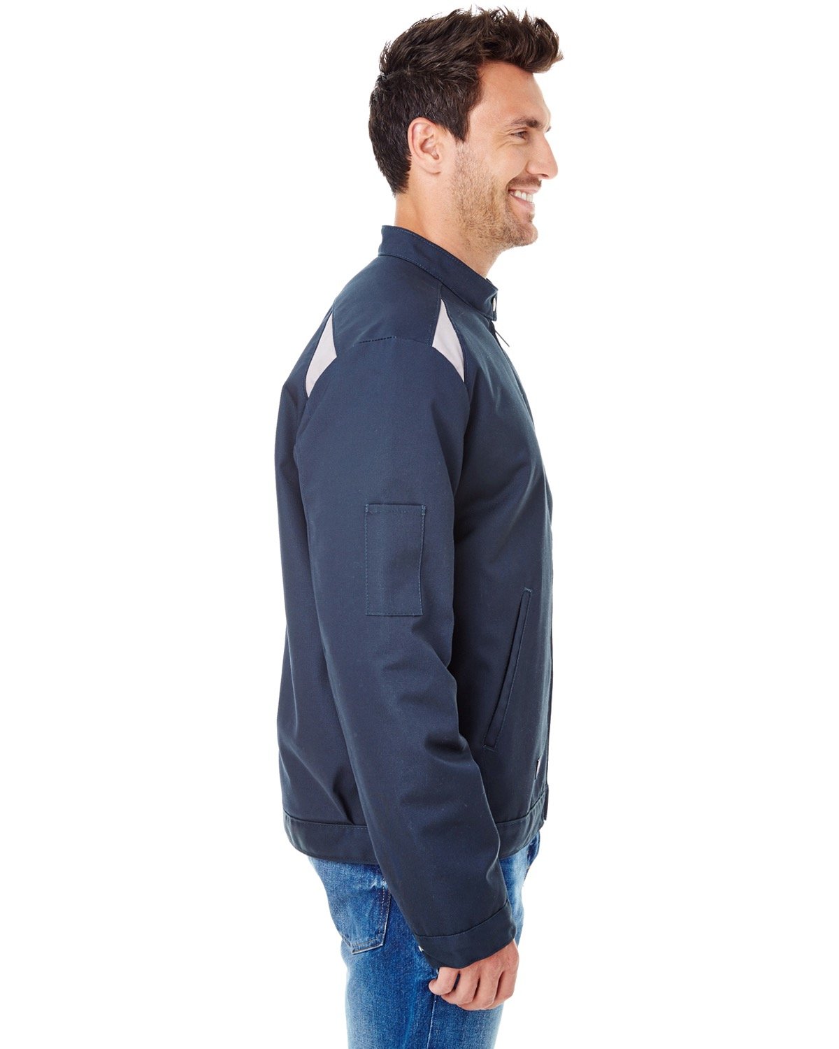 LJ605 Dickies Unisex Industrial Insulated Color Block Shop Jacket - Siide Image