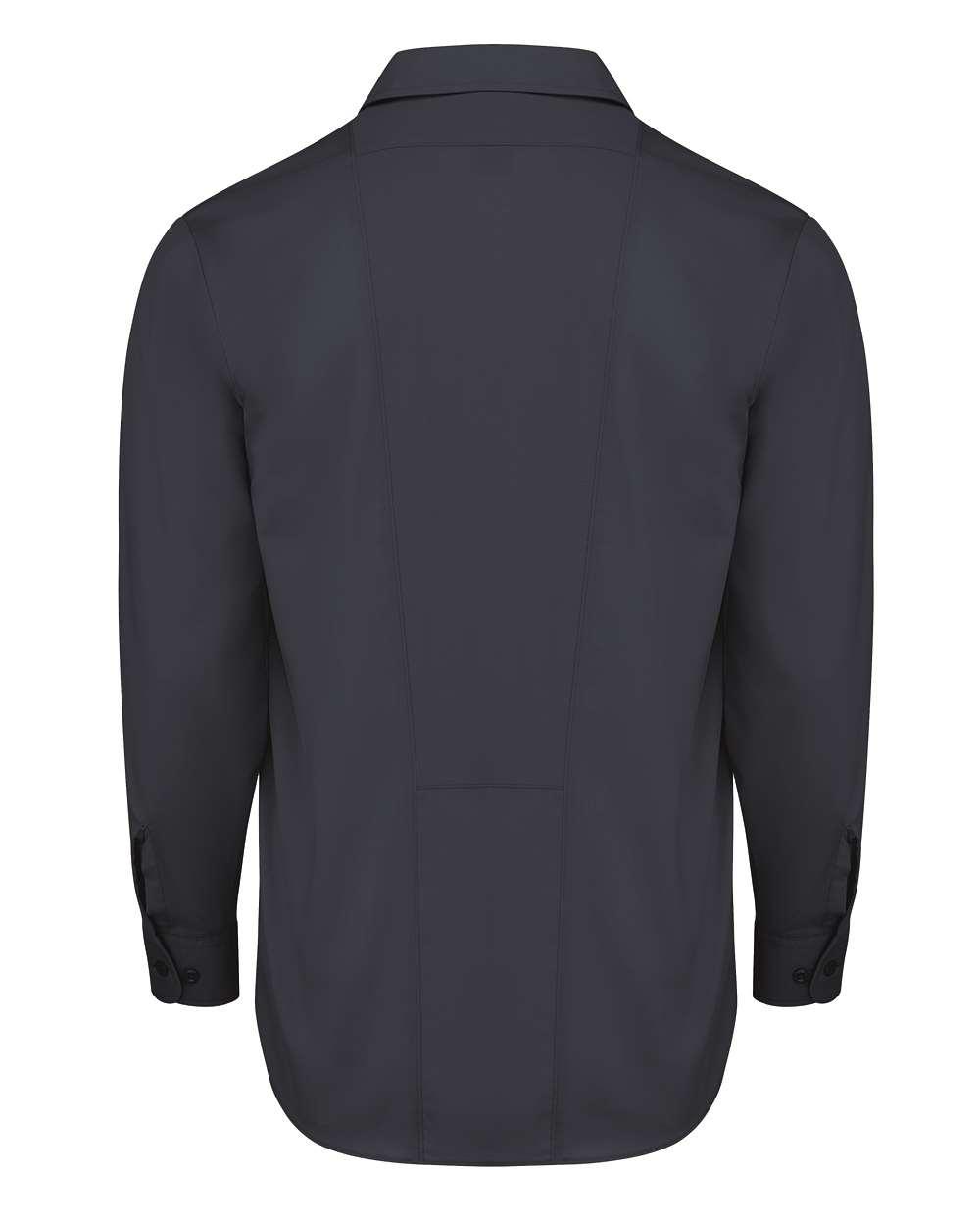LL51L Dickies Industrial Worktech Ventilated Long Sleeve Work Shirt - Long Sizes - Back Image