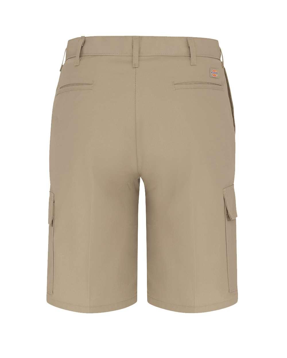 LR00EXT Dickies 11" Industrial Cargo Shorts - Back Image