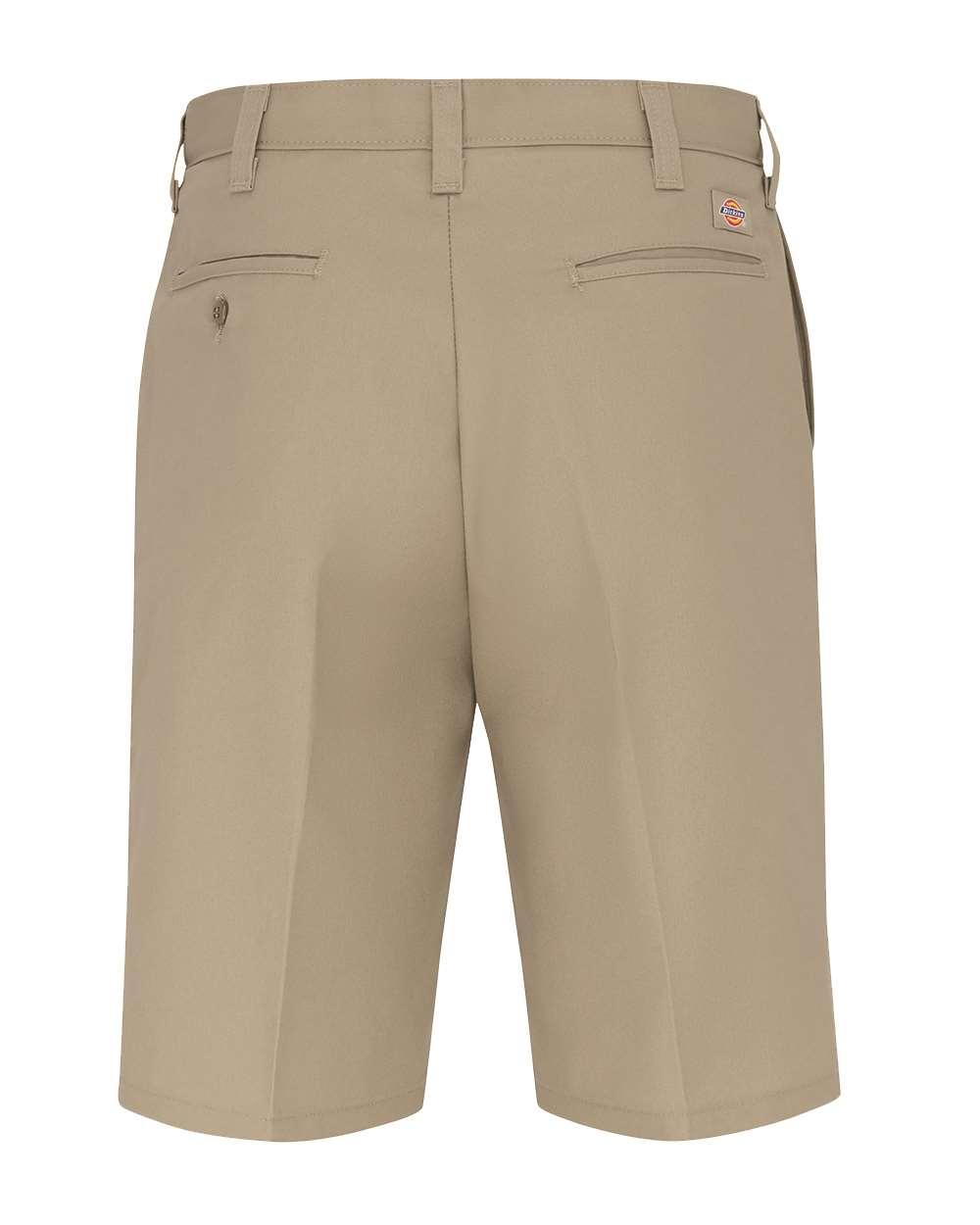 LR30ODD Dickies 11" Industrial Flat Front Shorts - Odd Sizes - Back Image
