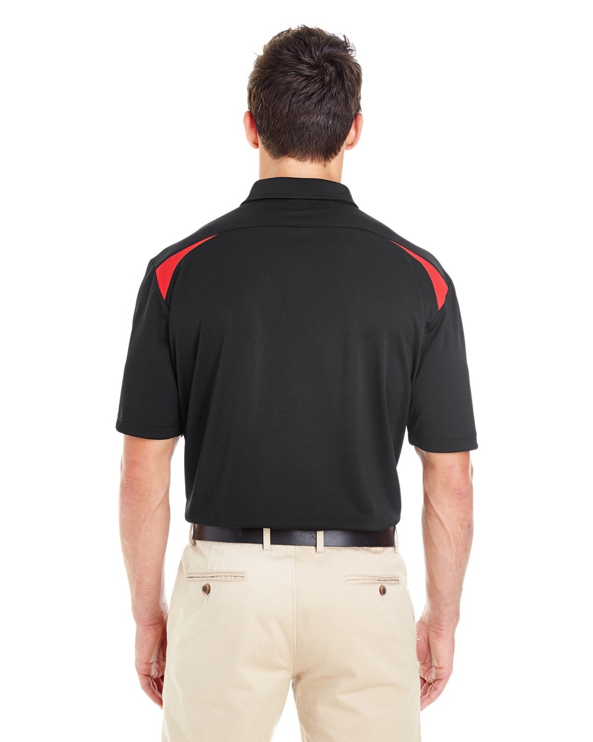 LS606 Dickies Mens 6 oz. Performance Team Polo - Back Image