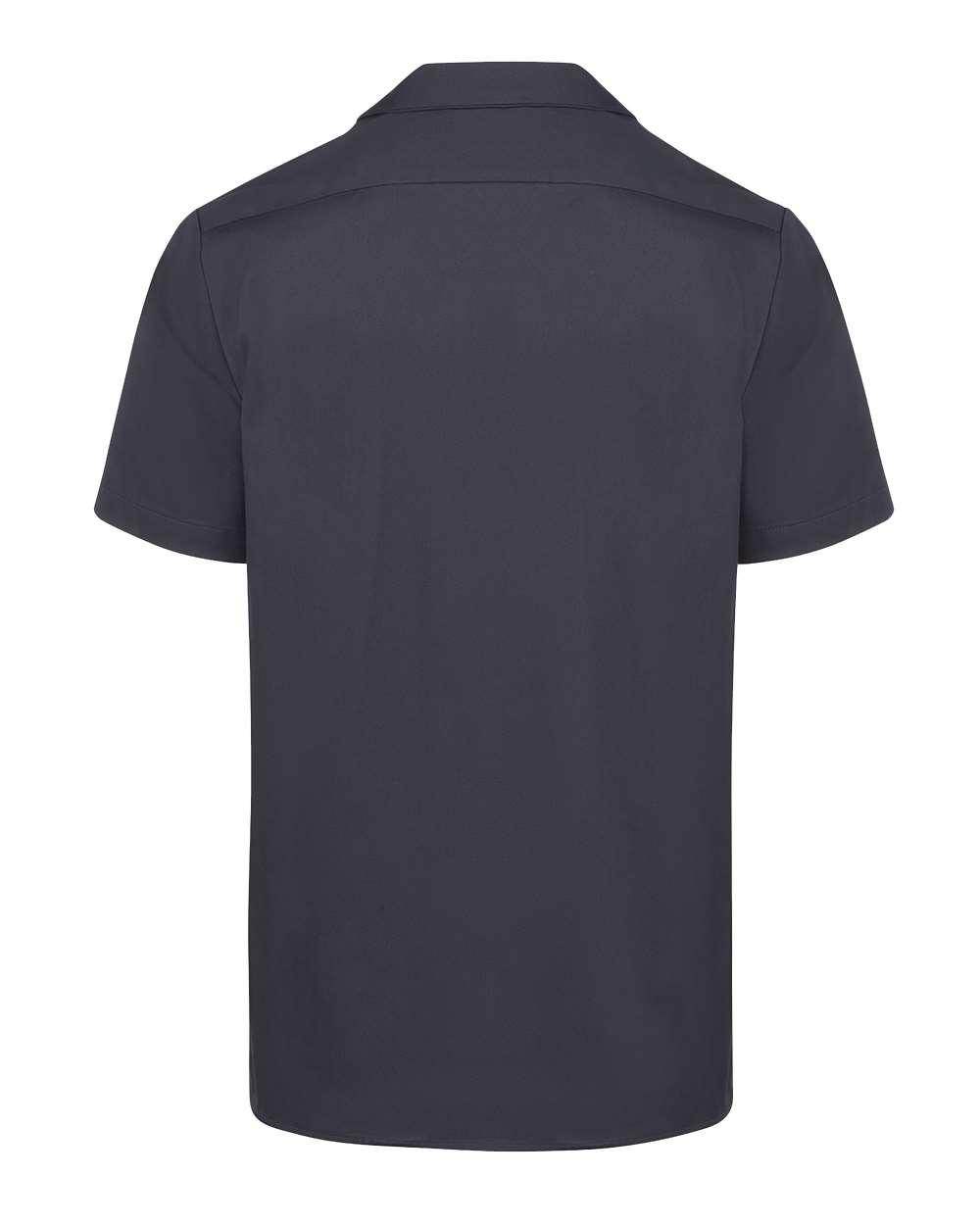 S307 Dickies Industrial Short Sleeve Cotton Work Shirt S307 Dickies Industrial Short Sleeve Cotton Work Shirt - Back Image