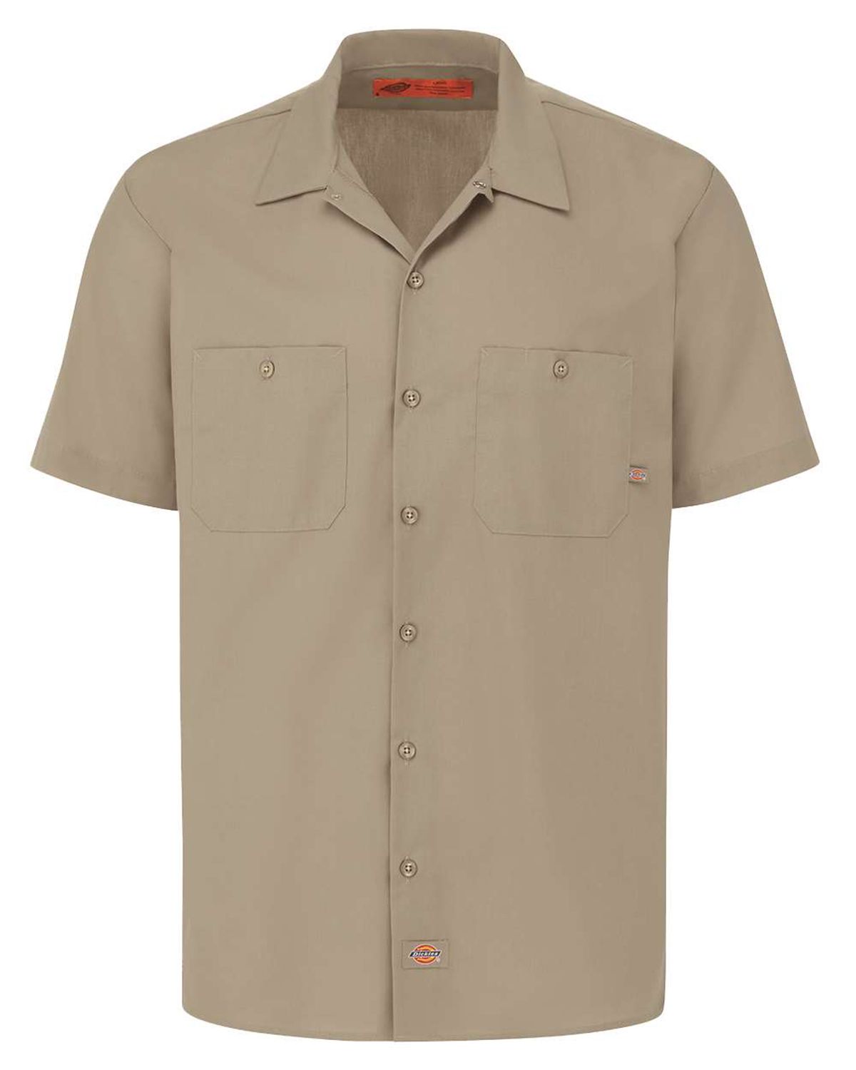 S535L Dickies Industrial Short Sleeve Work Shirt - Long Sizes