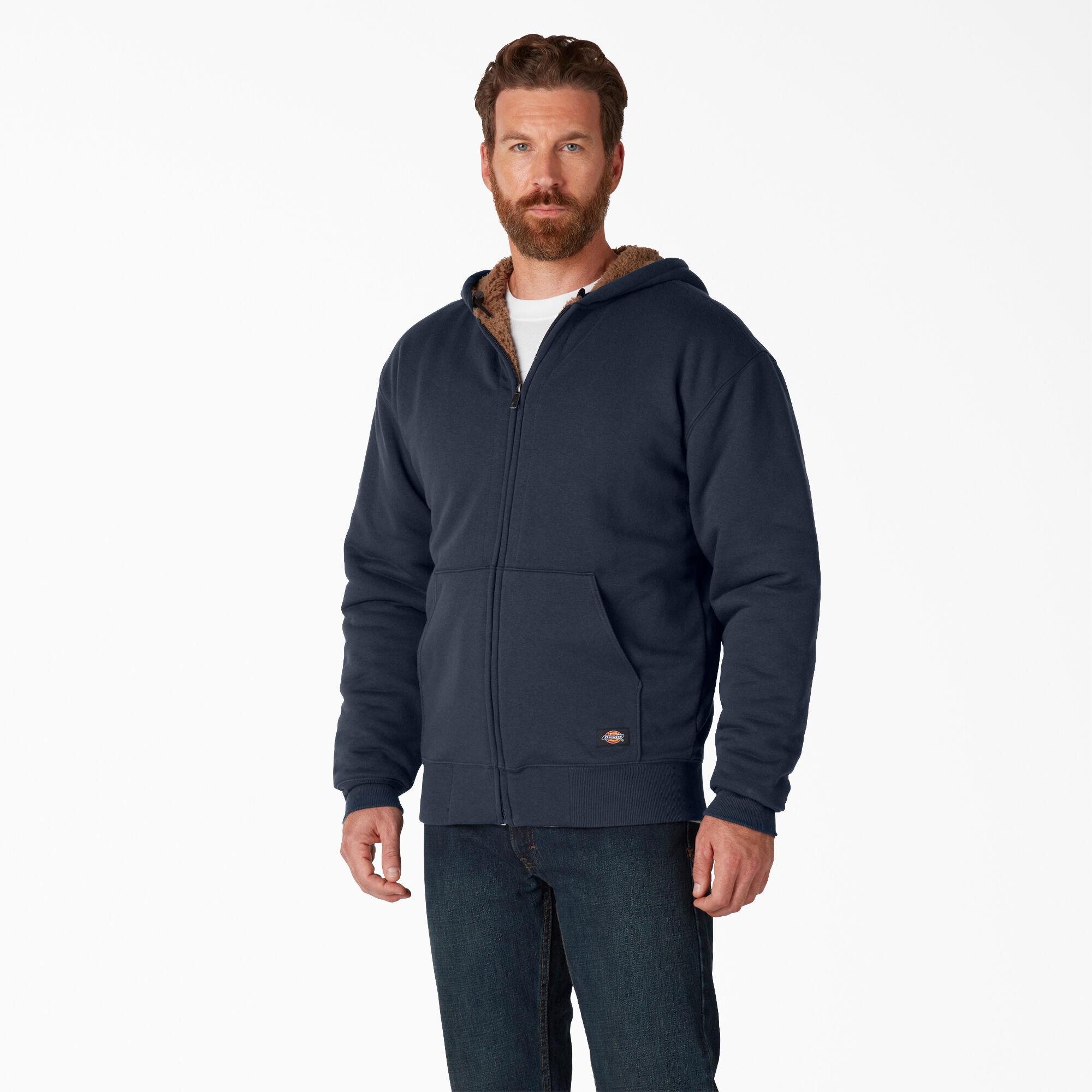 TW457 Dickies Mens Fleece-Lined Full-Zip Hooded Sweatshirt