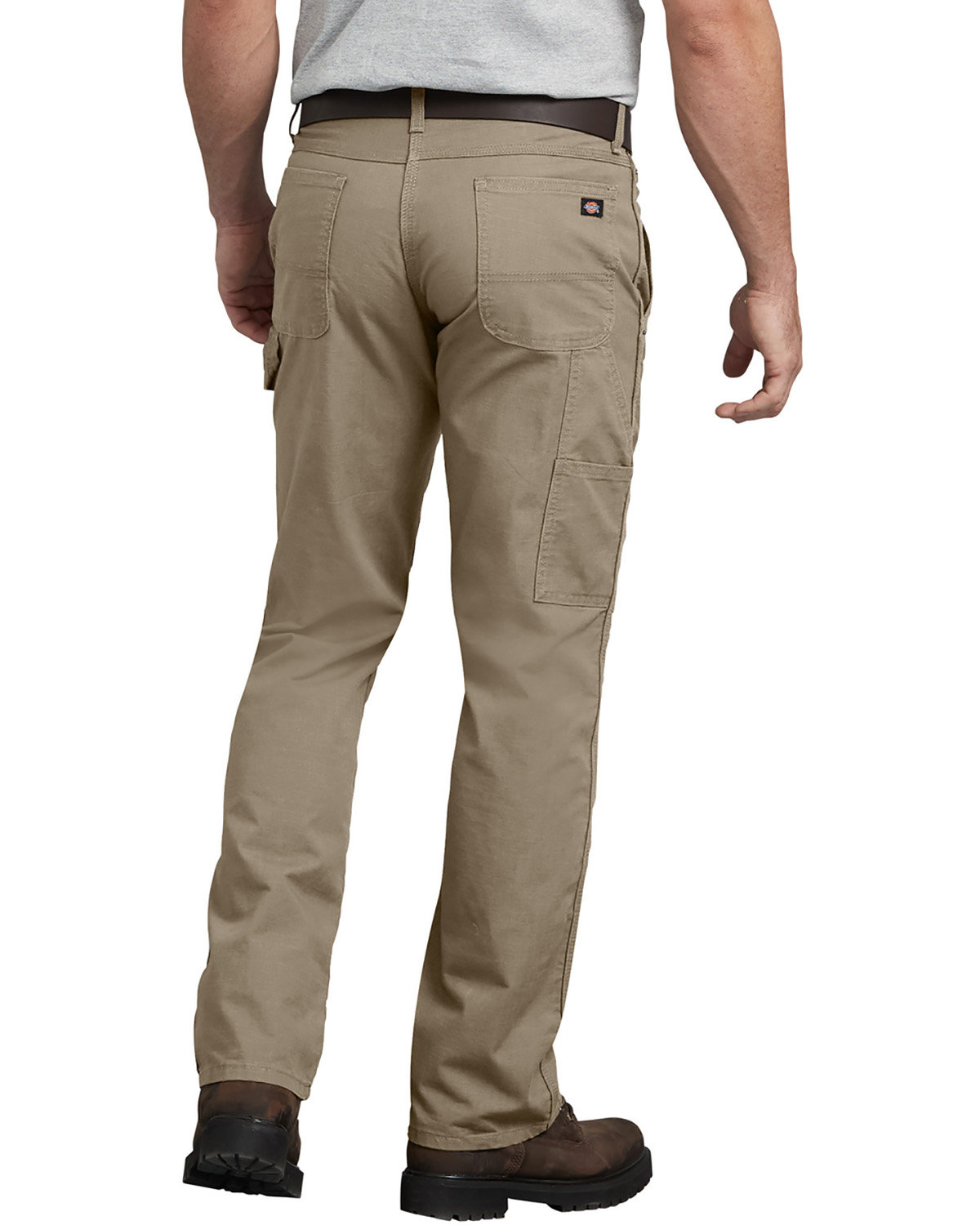 WP353 Dickies Mens FLEX Regular Fit Straight Leg Tough Max Ripstop Carpenter Pant - Back Image