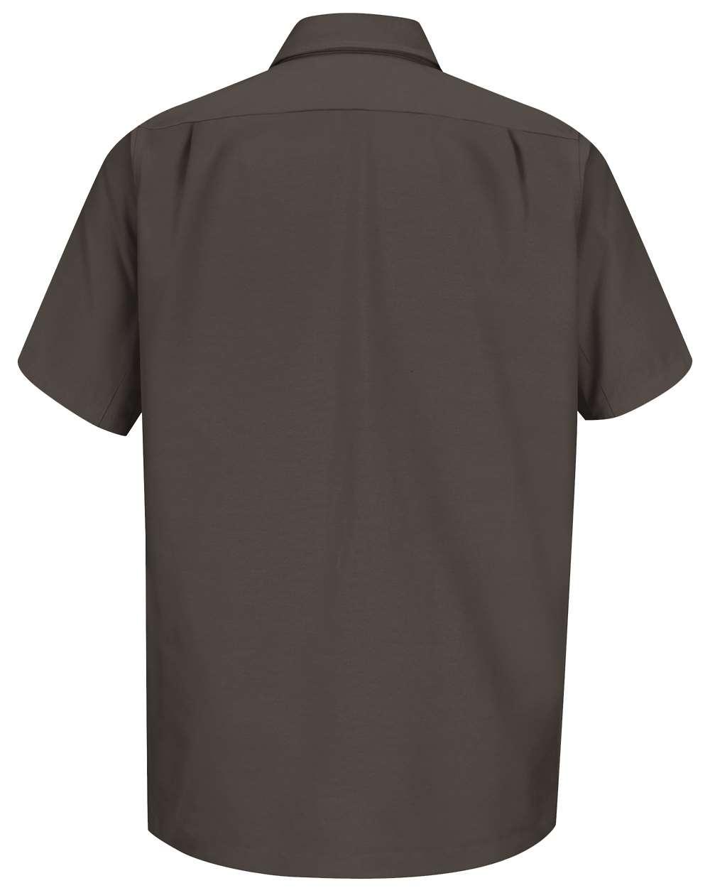WS20T Dickies Short Sleeve Work Shirt Tall Sizes - Back Image