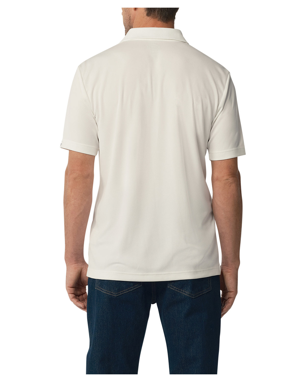 WS247F Dickies Mens Performance Polo - Back Image