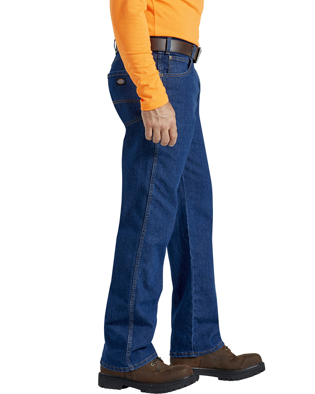 DD220 Dickies Mens FLEX Active Waist 5-Pocket Relaxed Fit Jean - Siide Image