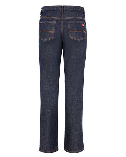 FD23 Dickies Womens Industrial 5-Pocket Jeans - Back Image