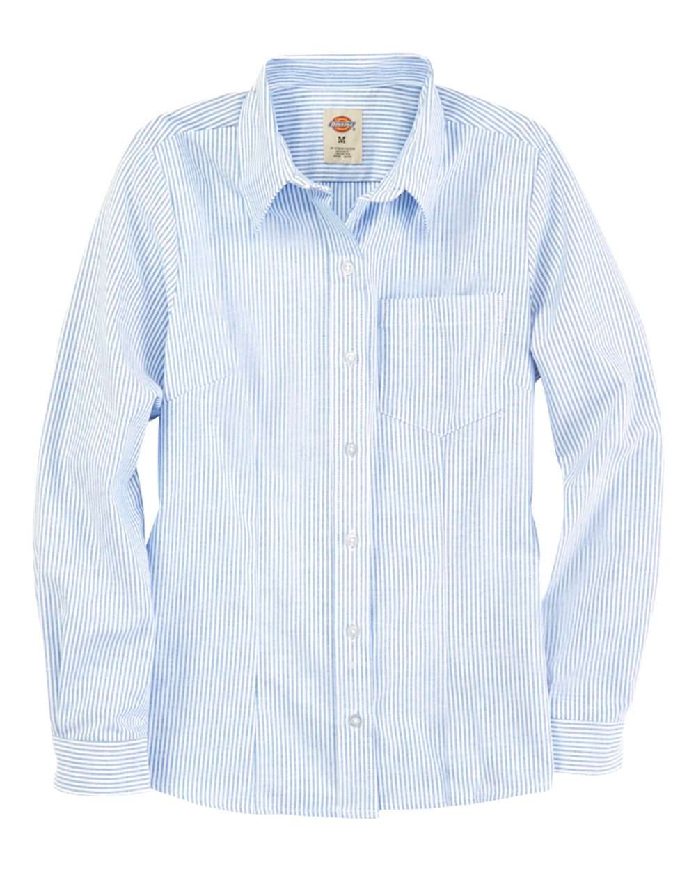 L254 Dickies Womens Oxford Long Sleeve Shirt L254 Dickies Womens Oxford Long Sleeve Shirt