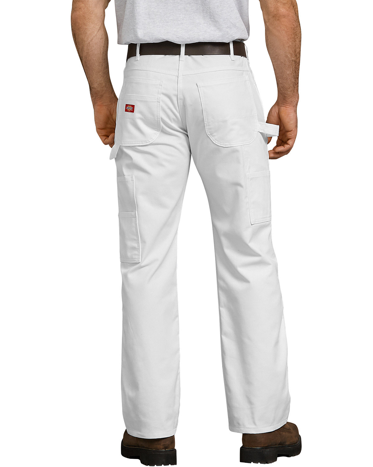 WP823 Dickies Mens FLEX Relaxed Fit Straight Leg Painters Pant - Back Image