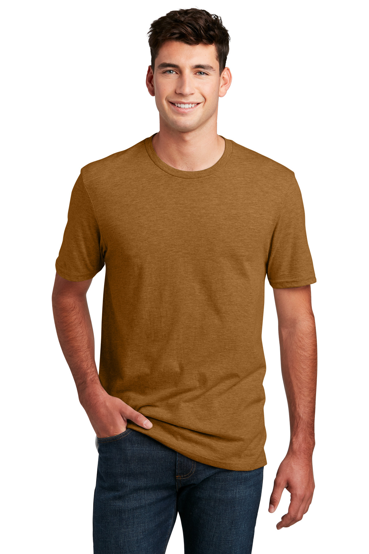DM108 District Mens Perfect Blend Crew T-Shirt