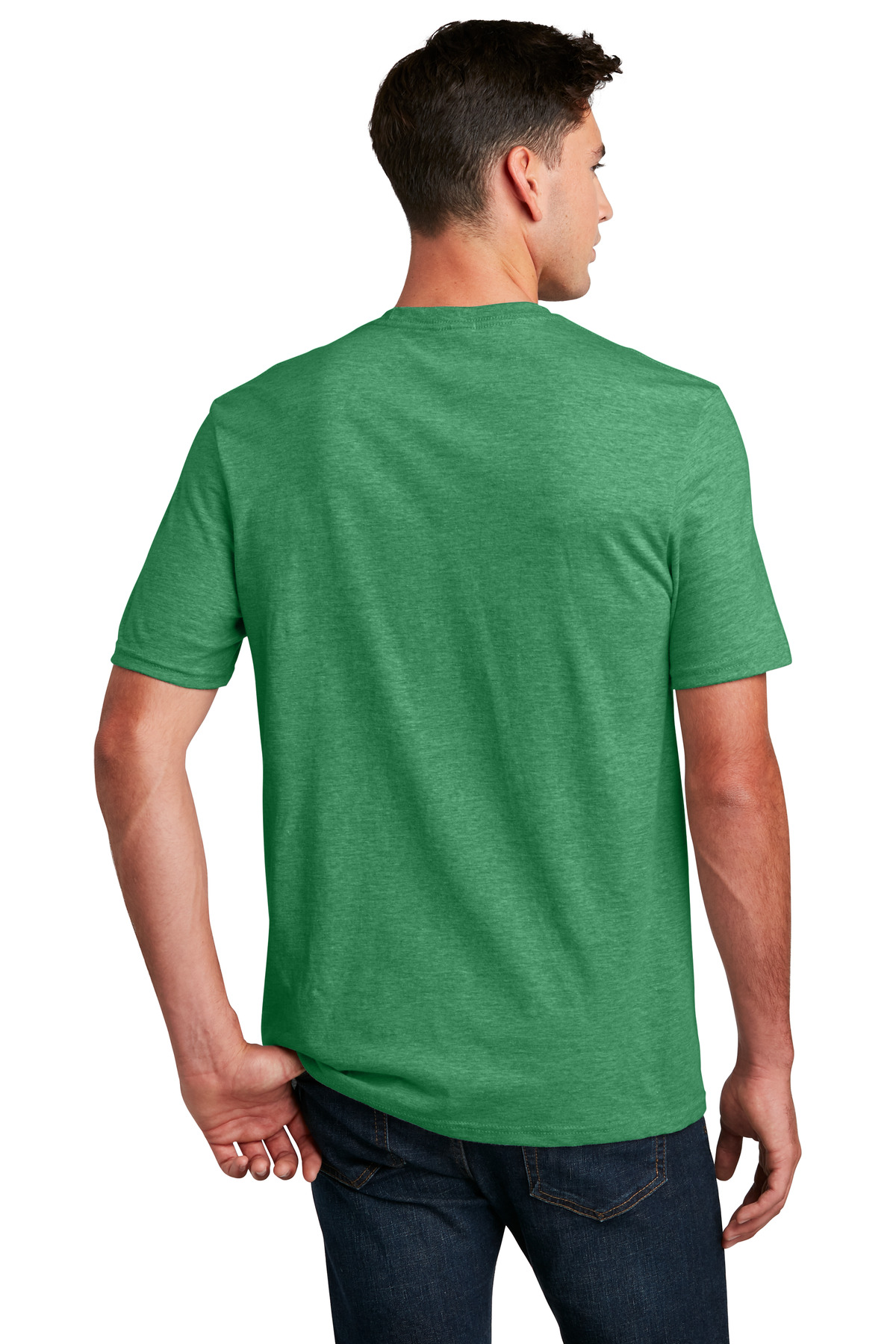 DM108 District Men's Perfect Blend Crew T-Shirt DM108 District Men's Perfect Blend Crew T-Shirt - Back Image