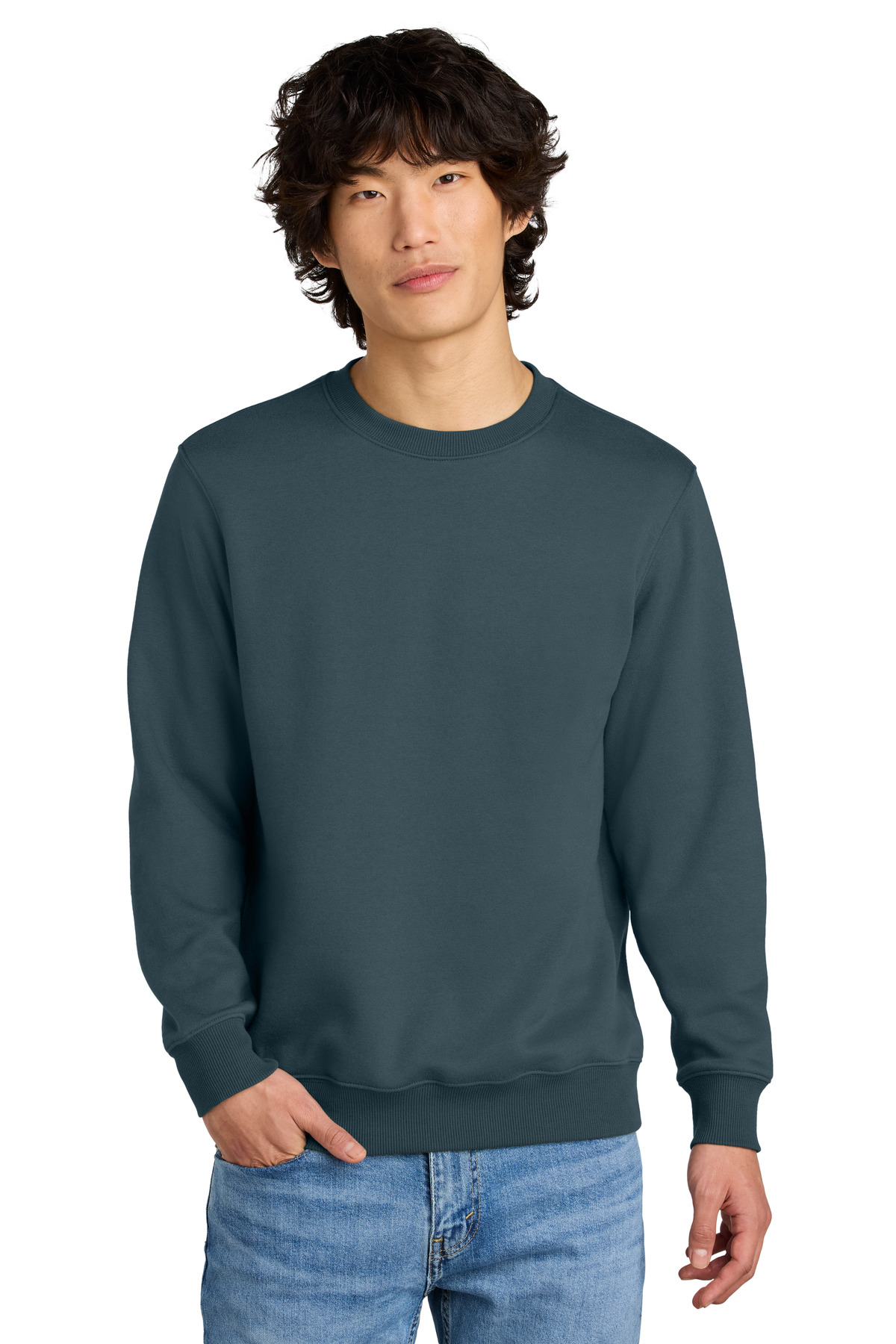 DT1106 District Perfect Weight Fleece Crew DT1106 District Perfect Weight Fleece Crew