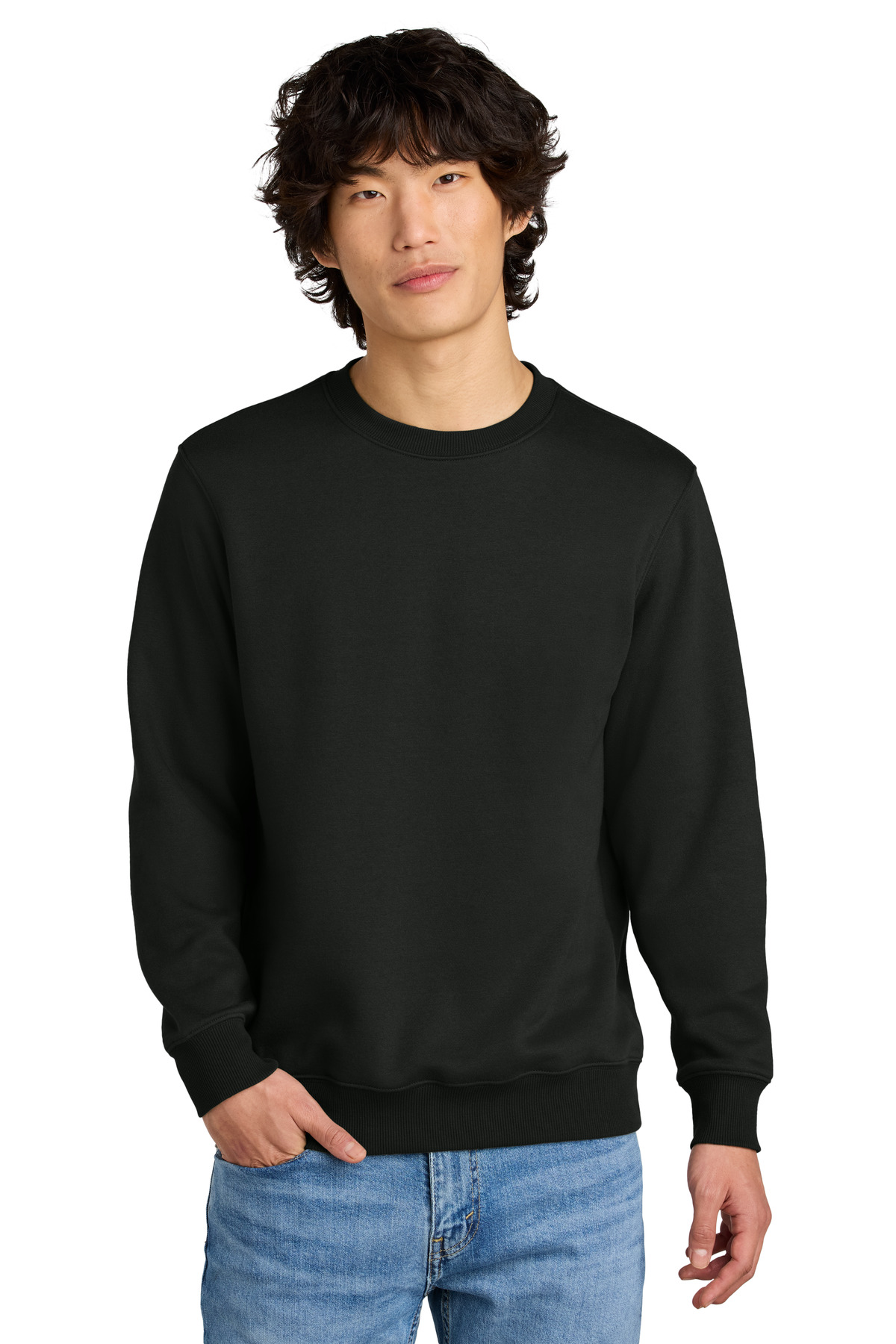 DT1106 District Perfect Weight Fleece Crew DT1106 District Perfect Weight Fleece Crew
