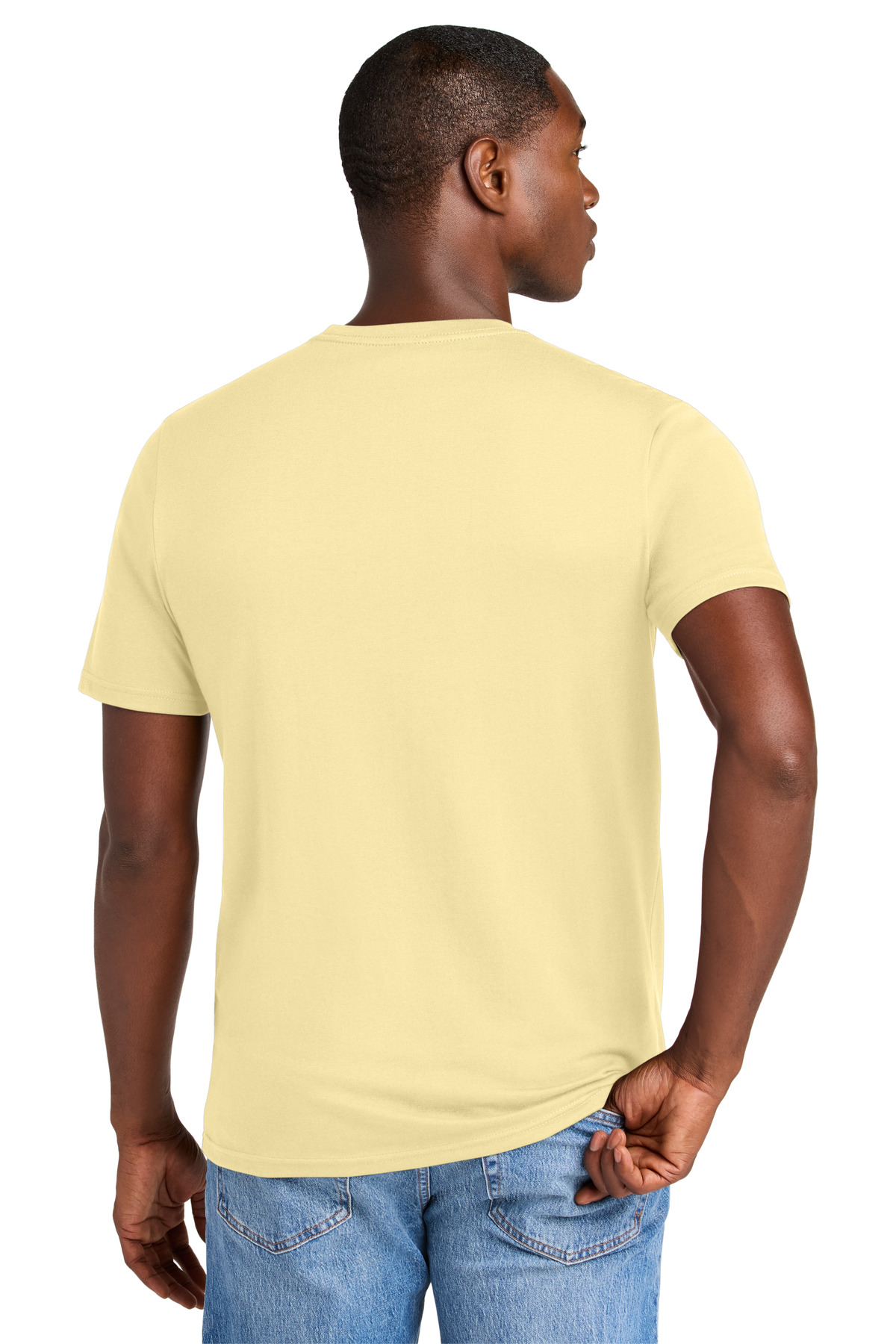 DT184 District Perfect Weight CVC Tee - Back Image