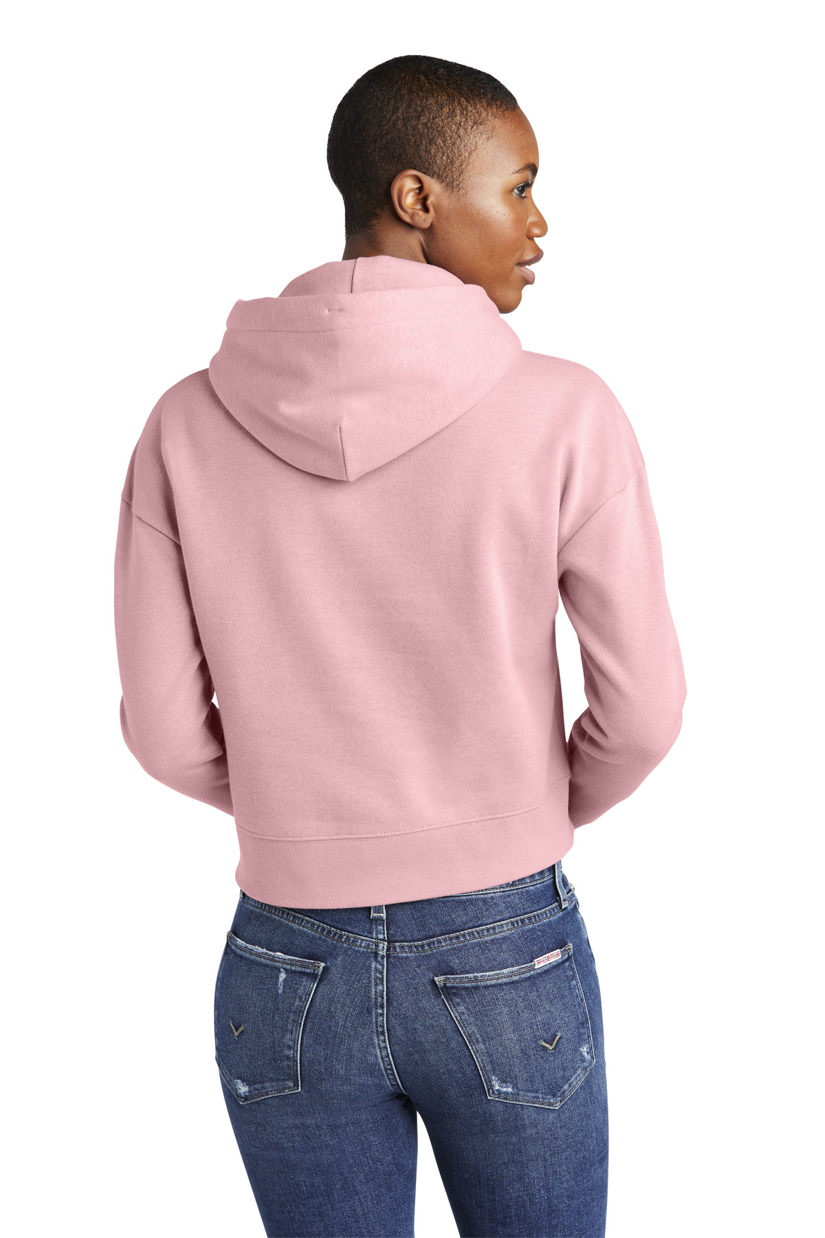 DT6101 District Womens V.I.T. Fleece Hoodie DT6101 District Womens V.I.T. Fleece Hoodie - Back Image