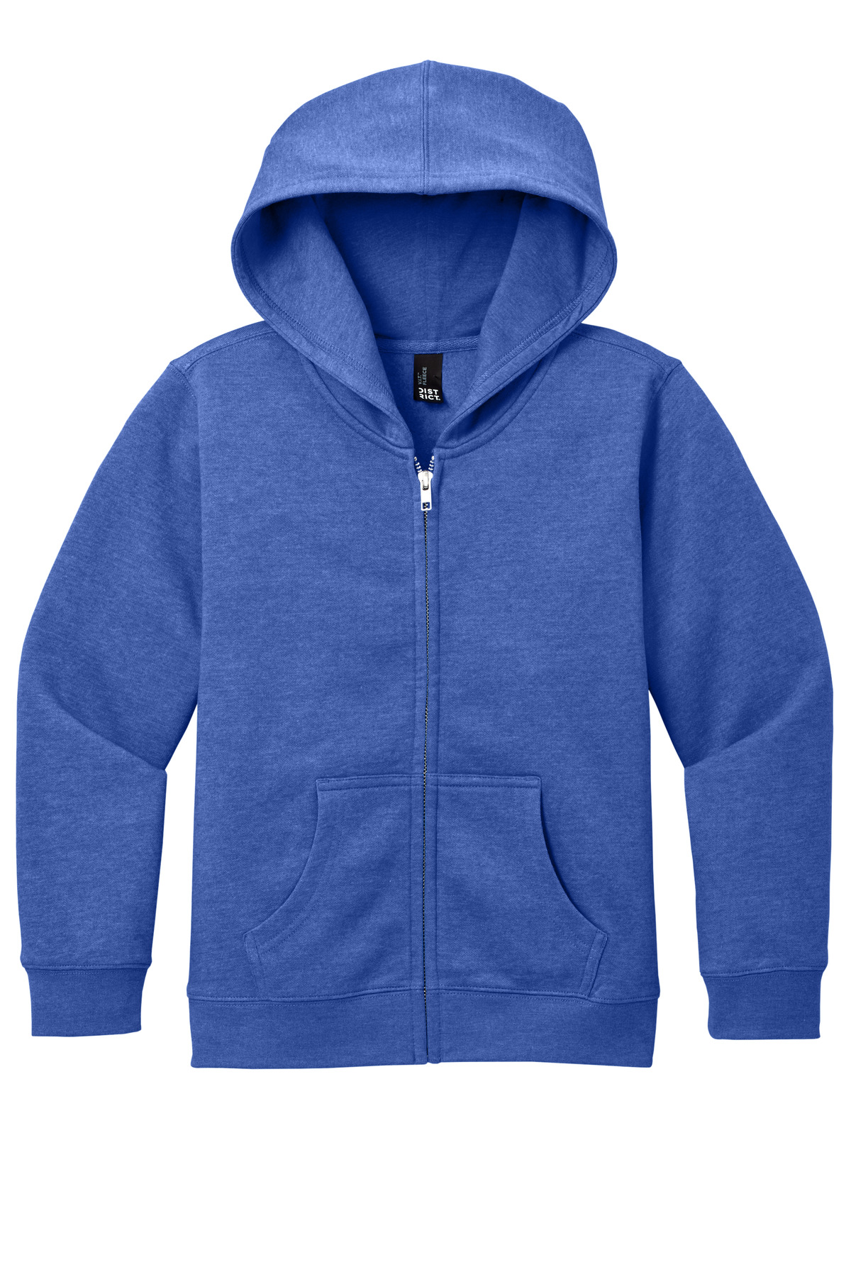 DT6102Y District Youth V.I.T. Fleece Full-Zip Hoodie DT6102Y District Youth V.I.T. Fleece Full-Zip Hoodie