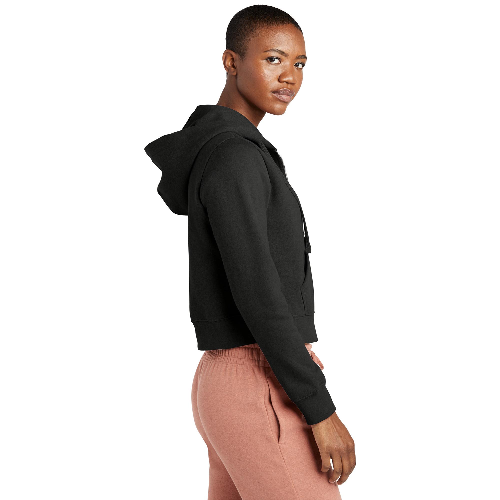 DT6103 District Womens V.I.T. Fleece Full-Zip Hoodie - Siide Image