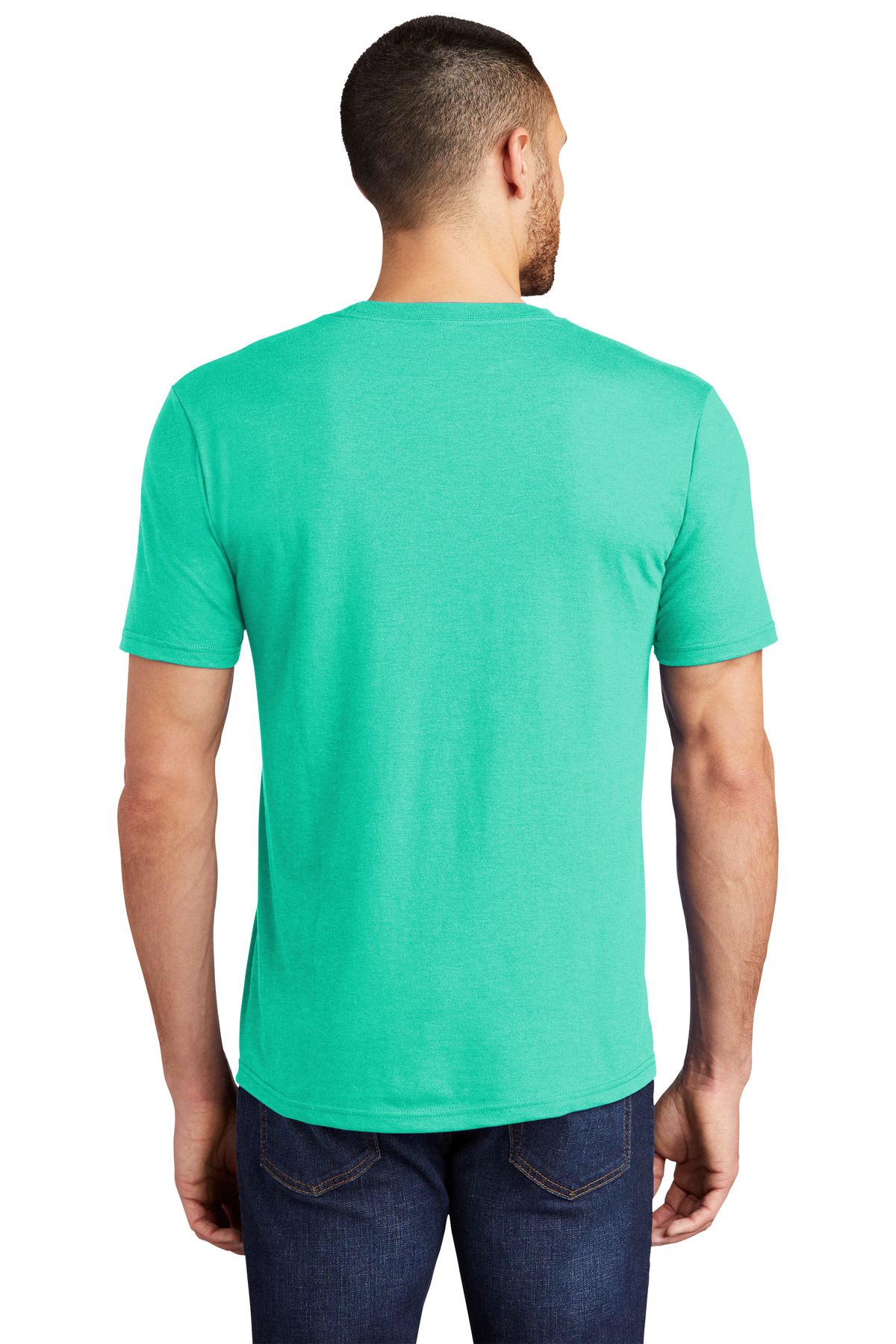 DM130 District Perfect Tri-Blend T-Shirt - Back Image