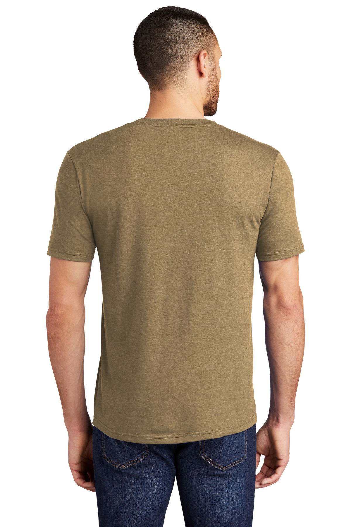DM130 District Perfect Tri-Blend T-Shirt - Back Image