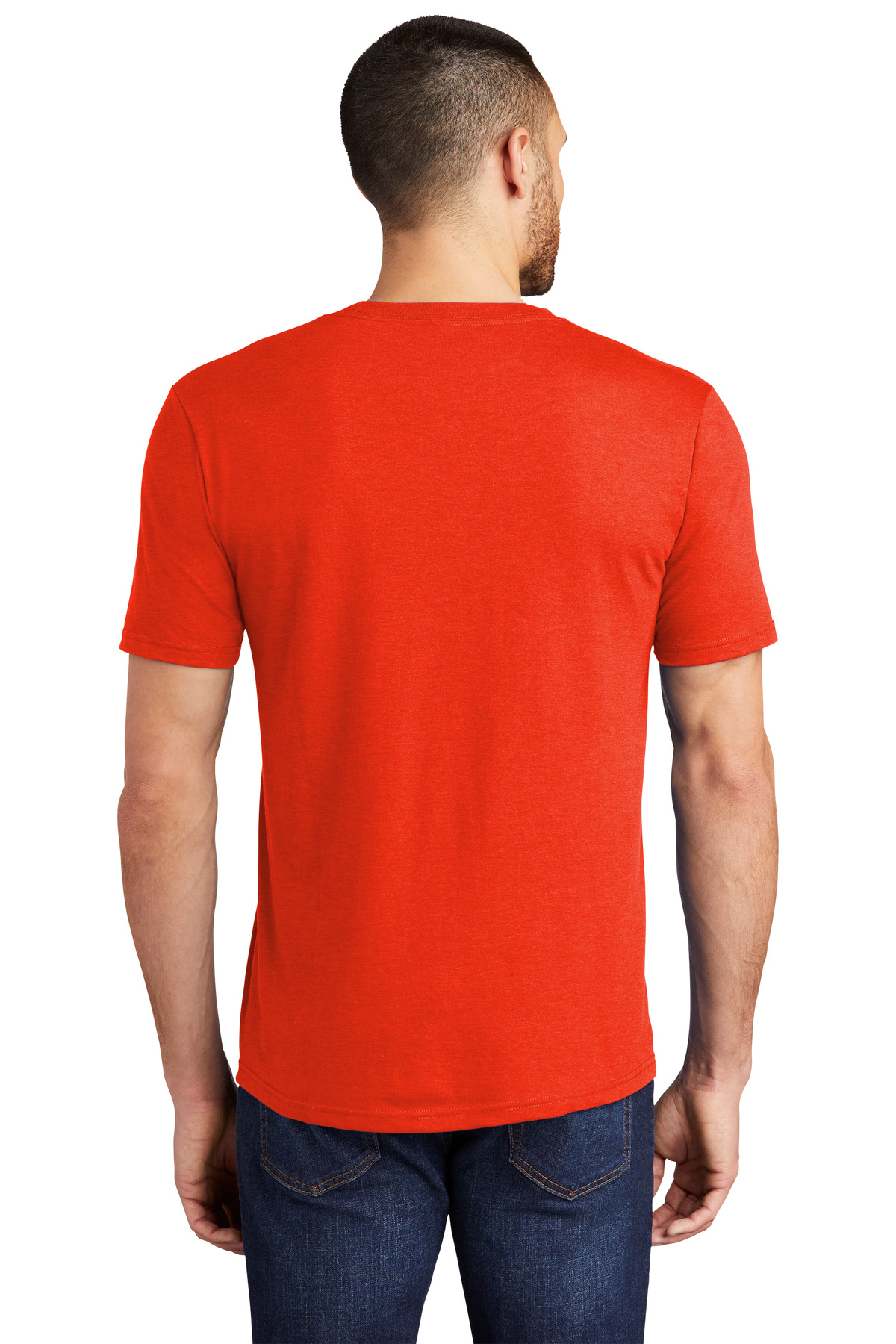 DM130 District Perfect Tri-Blend T-Shirt - Back Image