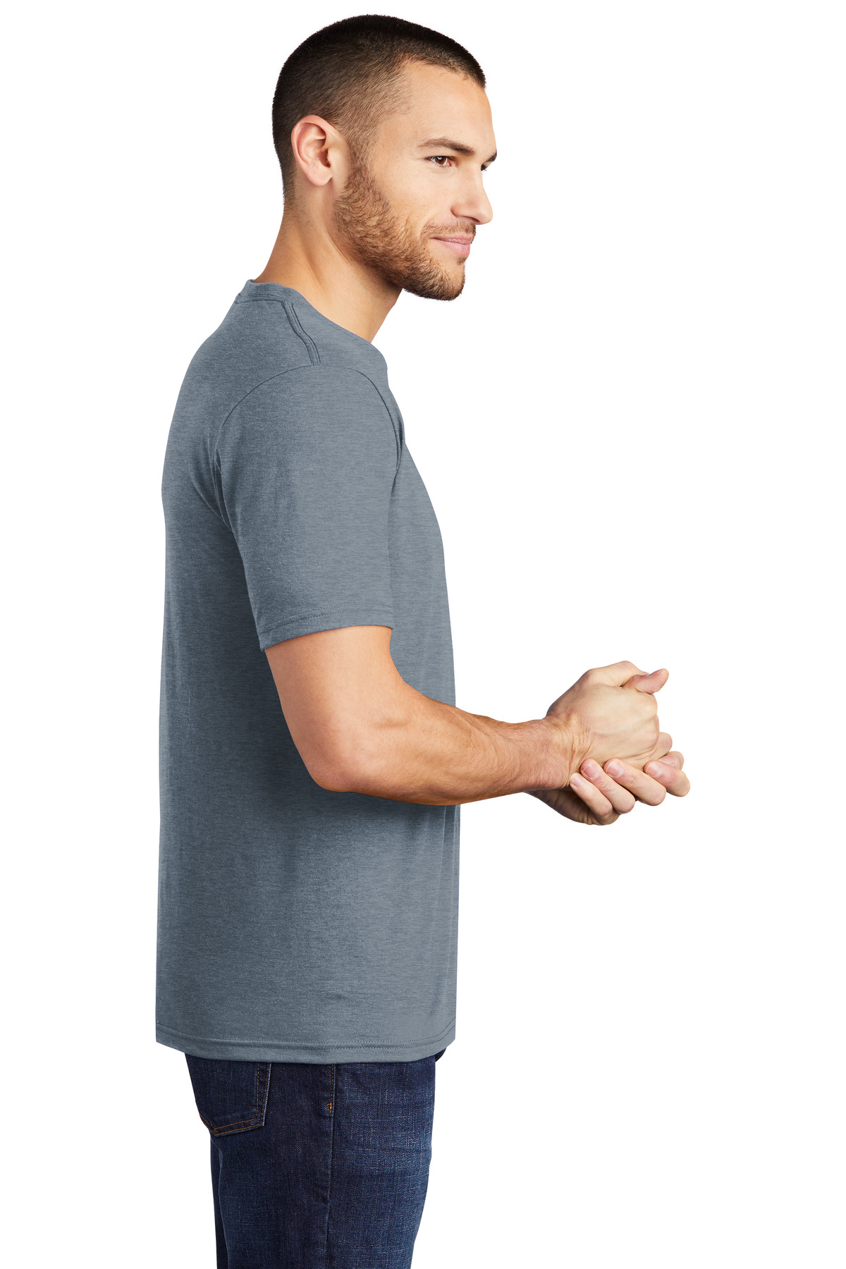 DM130 District Perfect Tri-Blend T-Shirt - Siide Image
