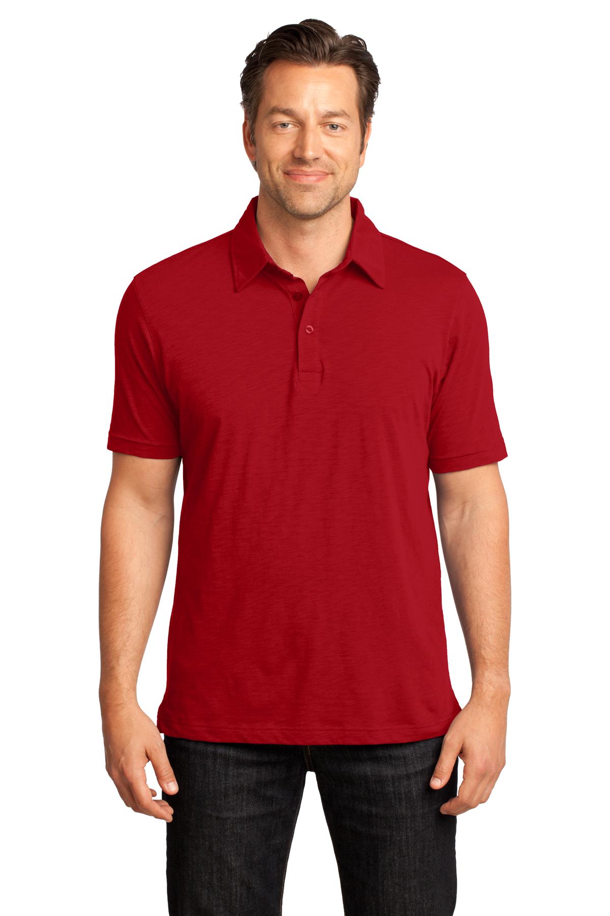 DM350 District Made - Mens Slub Polo. DM350 District Made - Mens Slub Polo.