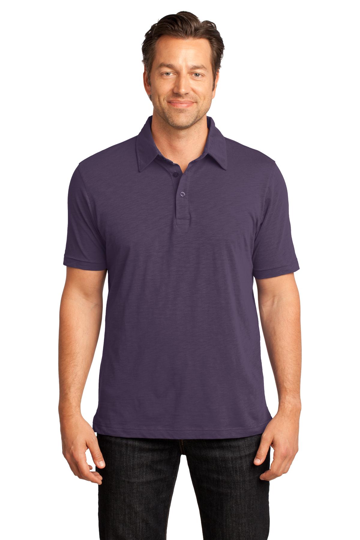 DM350 District Made - Mens Slub Polo. DM350 District Made - Mens Slub Polo.