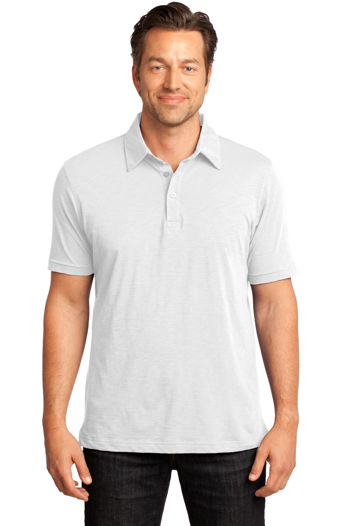 DM350 District Made - Mens Slub Polo. DM350 District Made - Mens Slub Polo.