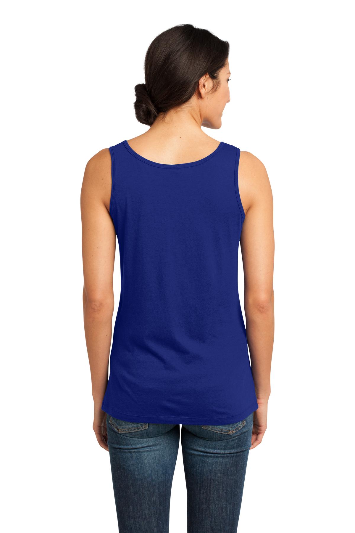 DM481 District  Made - Ladies Modal Blend Tank - Back Image