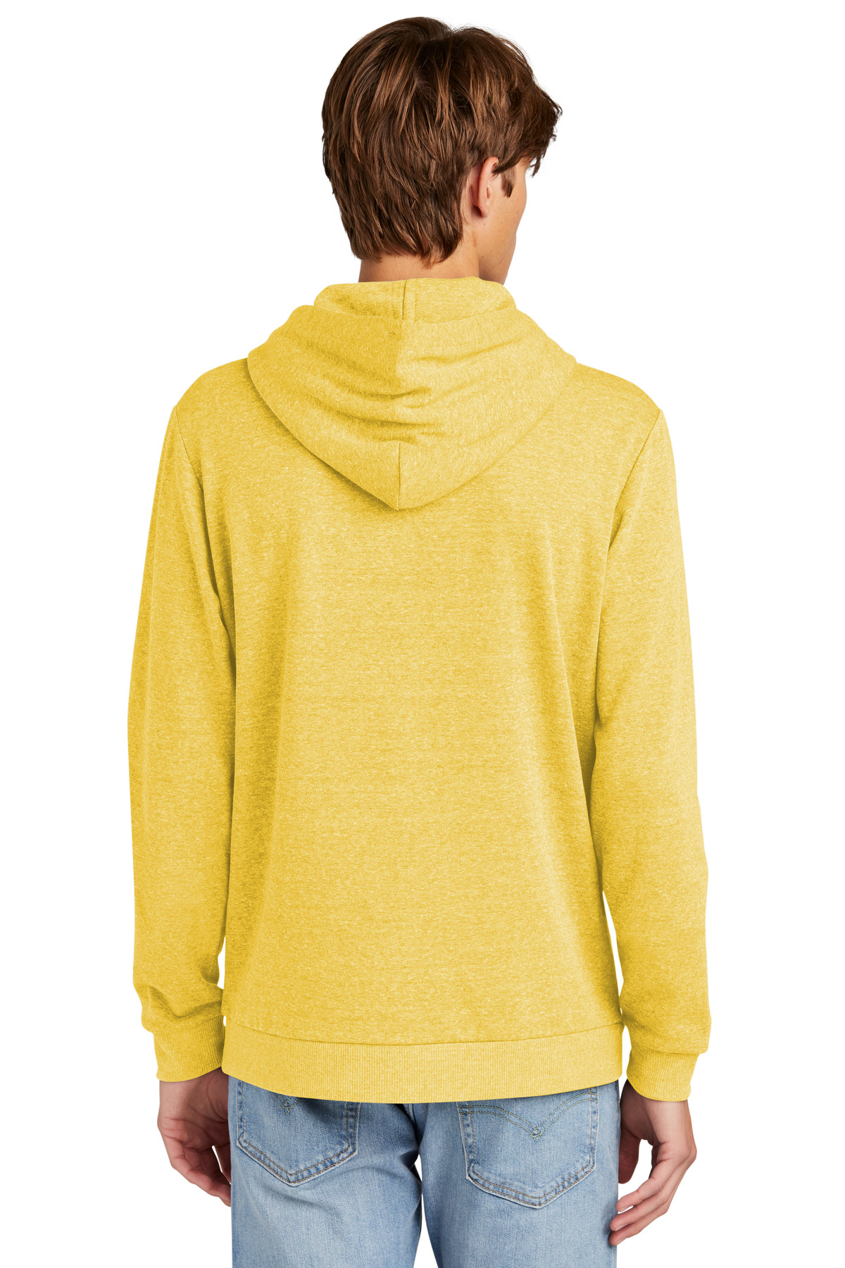 DT1300 District  Perfect Tri Fleece Pullover Hoodie - Back Image