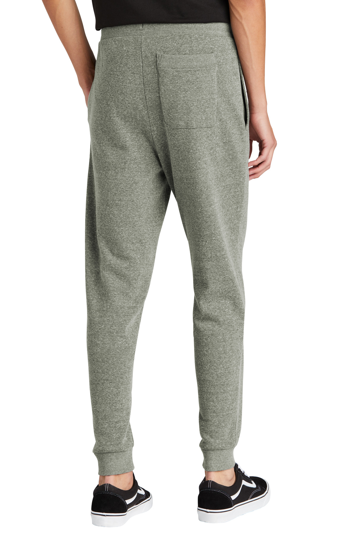 DT1307 District  Perfect Tri Fleece Jogger - Back Image