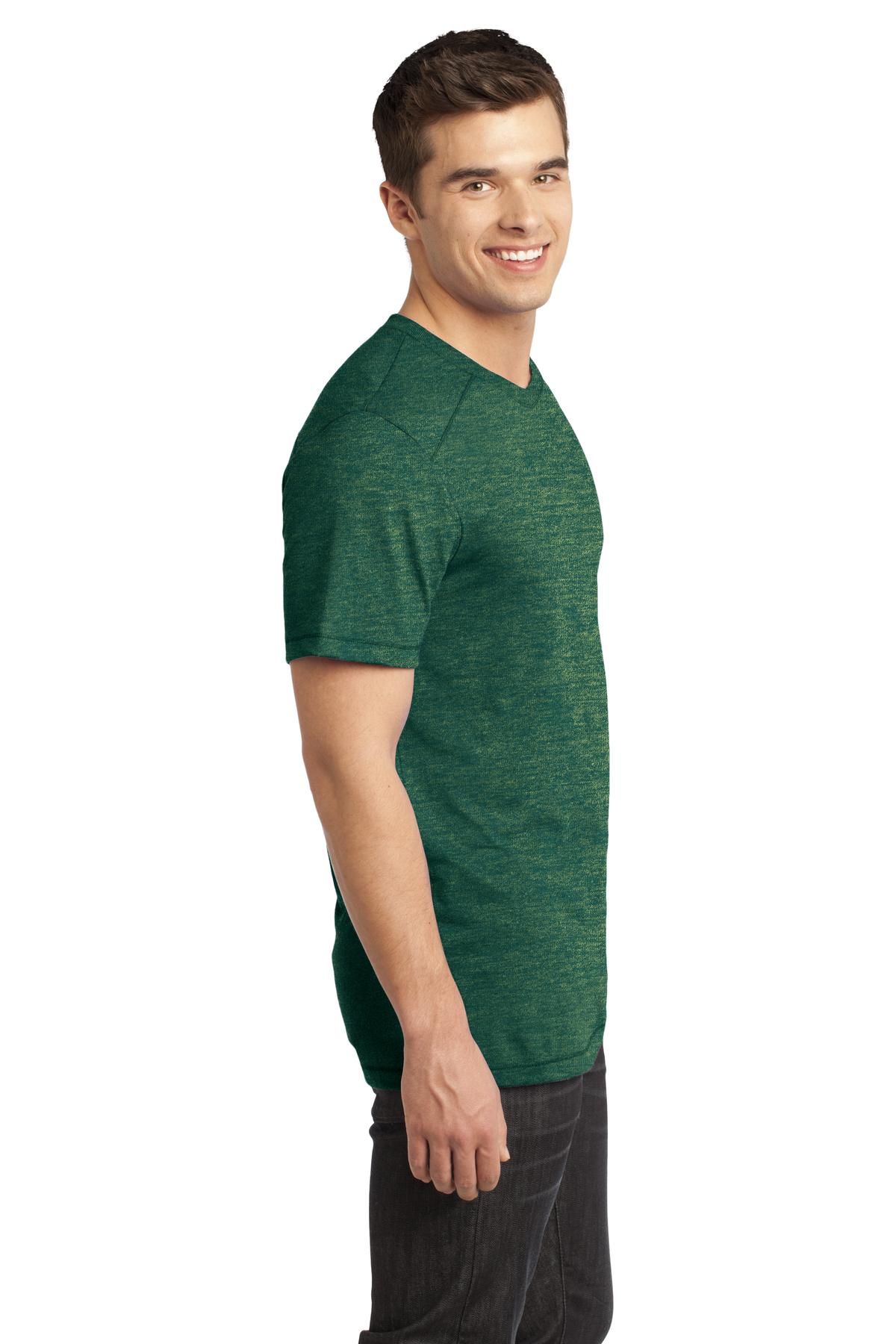 DT1400 District  - Young Mens Gravel 50/50 Notch Crew Tee. - Siide Image
