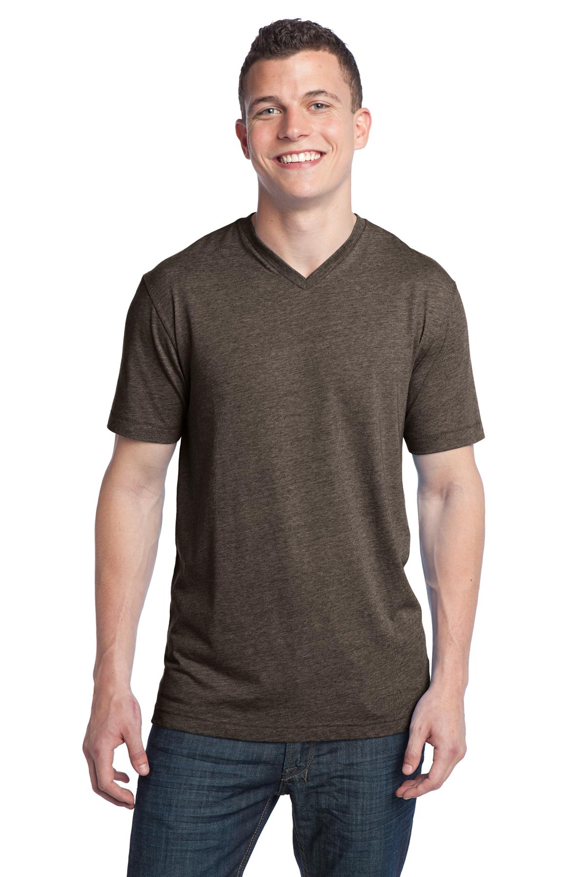 DT142V District  - Young Mens Tri-Blend V-Neck Tee