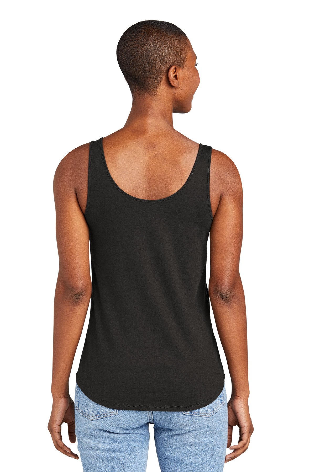 DT151 District Womens Perfect Tri Relaxed Tank DT151 District Womens Perfect Tri Relaxed Tank - Back Image