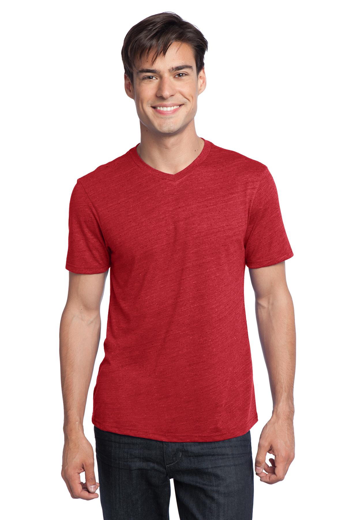 DT172 District  - Young Mens Textured Notch Crew Tee.