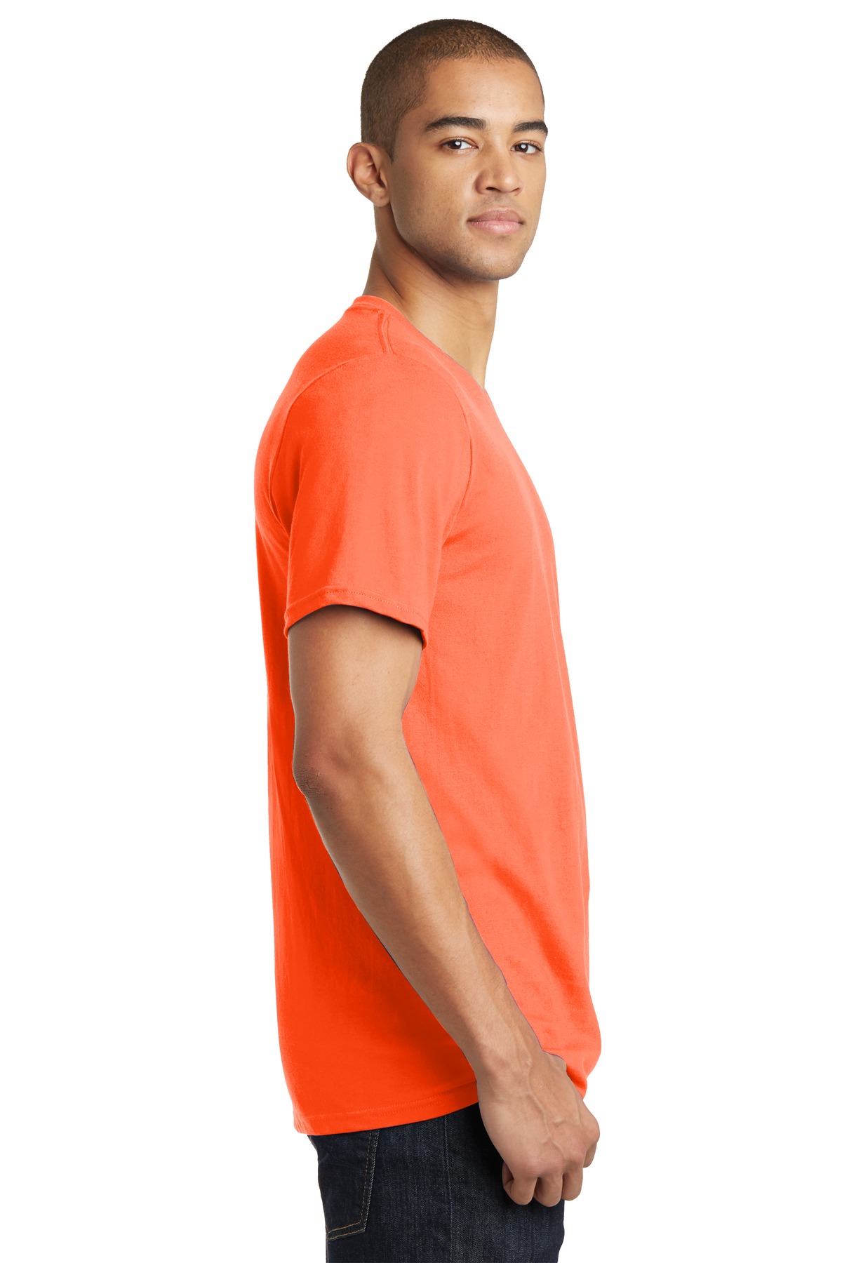 DT5500 District - Young Mens The Concert Tee V-Neck - Siide Image