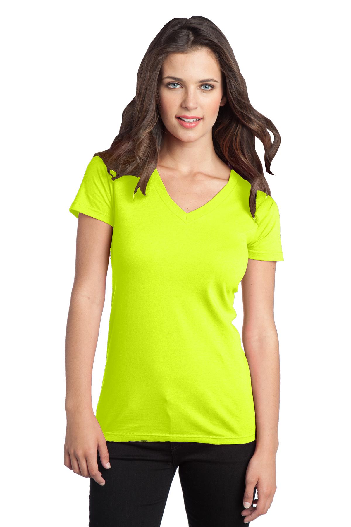 DT5501 District - Juniors The Concert Tee V-Neck. DT5501 District - Juniors The Concert Tee V-Neck.
