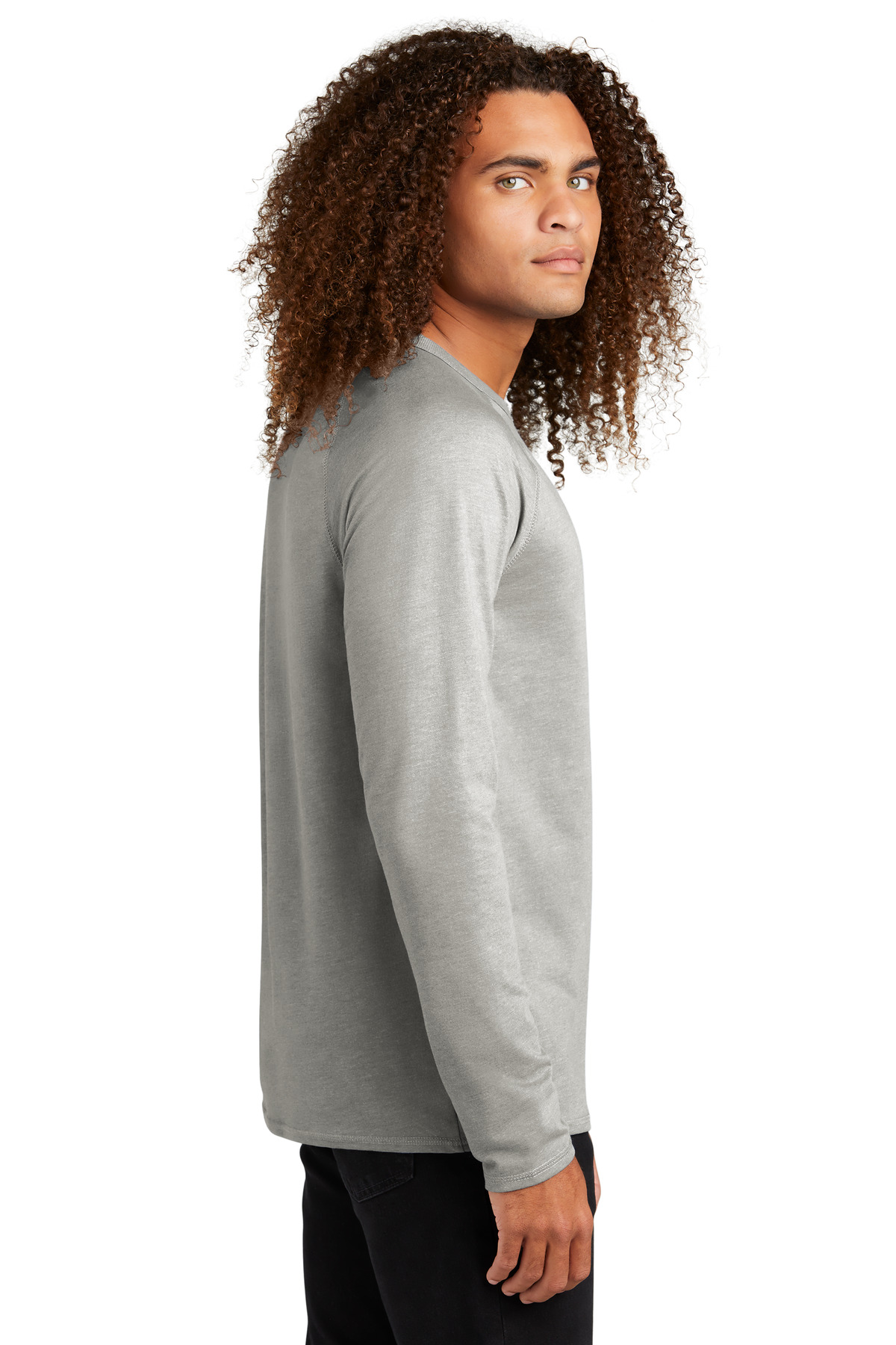 DT572 District Featherweight French Terry Long Sleeve Crewneck DT572 District Featherweight French Terry Long Sleeve Crewneck - Siide Image