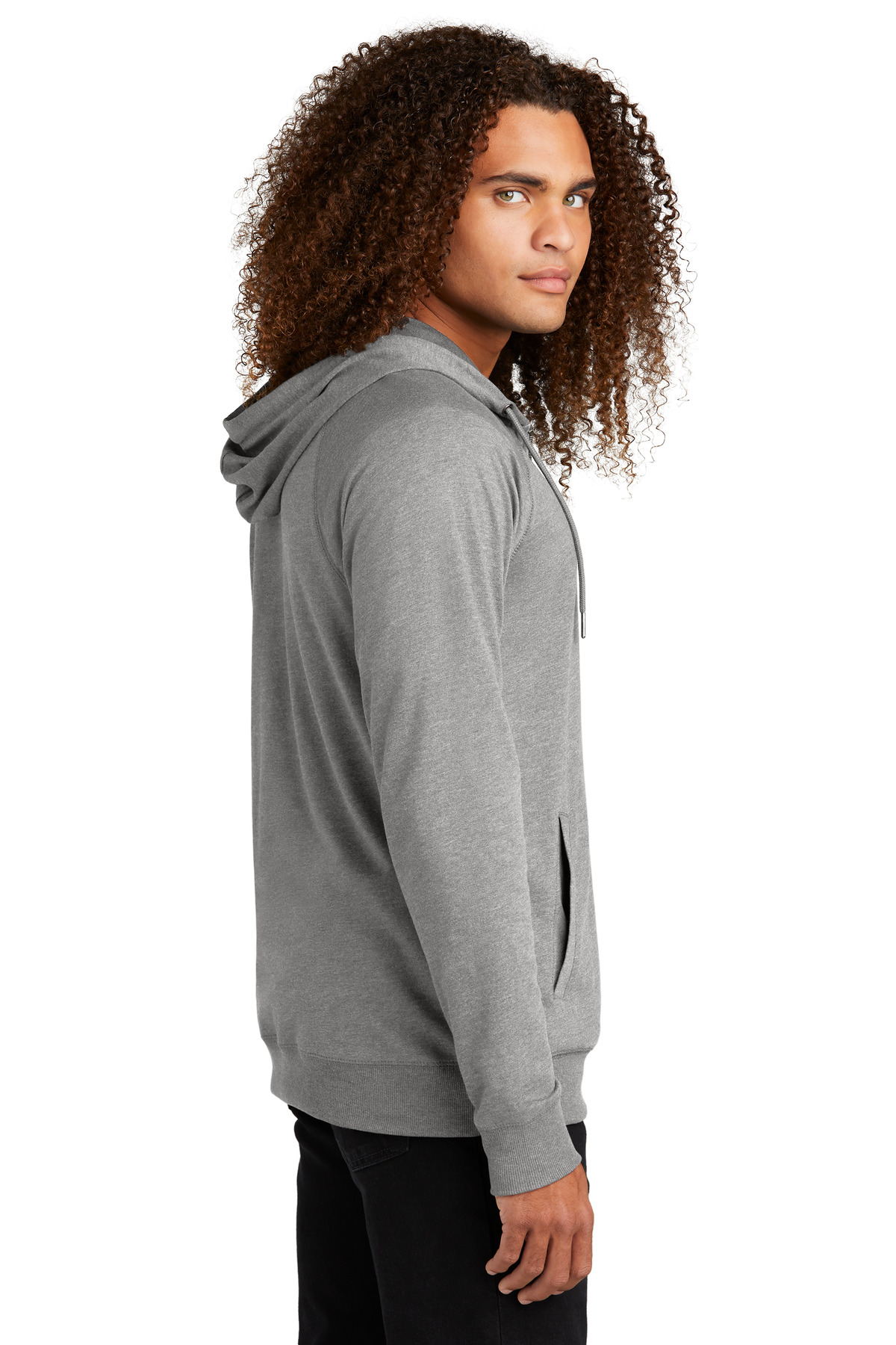 DT573 District  Featherweight French Terry Full-Zip Hoodie - Siide Image